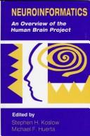 Cover of Neuroinformatics by Stephen H. Koslow