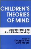 Front cover of Children's theories of mind by Douglas Frye