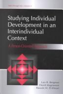 Cover of Studying Individual Development in an Interindividual Context by Lars R. Bergman