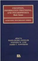 Cover of Cognition, information processing, and psychophysics by Hans-Georg Geissler