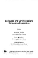 Cover of Language and communication by H. L. Roitblat