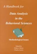 Cover of A Handbook for data analysis in the behavioral sciences by Gideon Keren