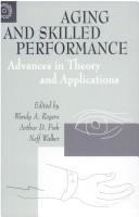 Cover of Aging and skilled performance by Wendy A. Rogers