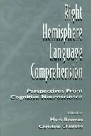 Cover of Right hemisphere language comprehension by Mark Beeman