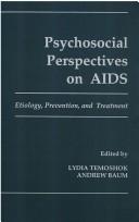 Cover of Psychosocial perspectives on AIDS by Andrew Baum