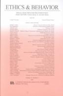 Cover of Ethics and Behavior by Andrew F. Sikula