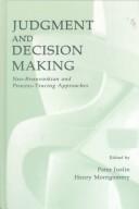 Cover of Judgment and decision making by Peter Juslin