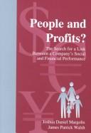 Front cover of People and Profits? by Joshua Daniel Margolis