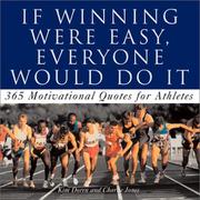 Front cover of If winning were easy, everyone would do it by Charlie Jones