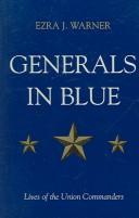 Front cover of Generals in blue by Ezra J. Warner