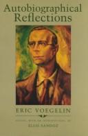 Cover of Autobiographical reflections by Eric Voegelin