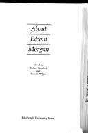 Cover of About Edwin Morgan by Crawford, Robert