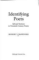 Cover of Identifying poets by Crawford, Robert