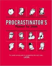 Cover of Procrastinator's Planner 2006 by Susan Cohan Hoffman
