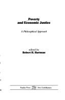 Front cover of Poverty and economic justice by Robert H. Hartman