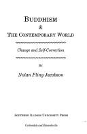 Front cover of Buddhism & the Contemporary World by Nolan Pliny Jacobson