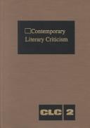 Front cover of Contemporary Literary Criticism by Sharon R. Gunton