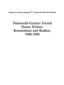 Cover of Nineteenth-Century French Fiction Writers by Catharine Savage Brosman