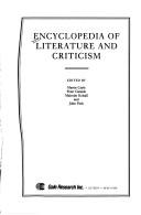 Cover of Encyclopedia of Literature and Criticism by Martin Coyle