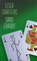 Cover of Saint Errant by Leslie Charteris