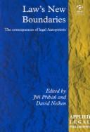Cover of Law's new boundaries by Jiří Přibáň