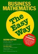 Front cover of Business mathematics the easy way by Calman Goozner