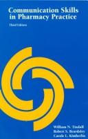 Cover of Communication skills in pharmacy practice by William N. Tindall