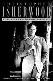 Cover of Lost years by Christopher Isherwood