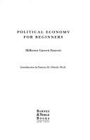 Front cover of Political economy for beginners by Millicent Garrett Fawcett