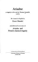 Cover of Ariadne by Thomas Corneille