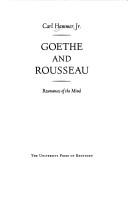 Cover of Goethe and Rousseau by Carl Hammer