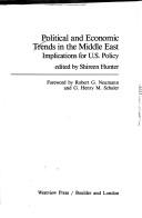 Cover of Political and economic trends in the Middle East by Shireen Hunter