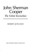 Cover of John Sherman Cooper by Robert Schulman