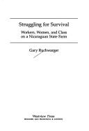 Cover of Struggling for survival by Gary Ruchwarger