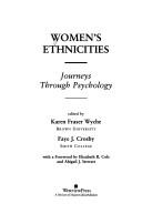 Front cover of Women's ethnicities by Karen Fraser Wyche