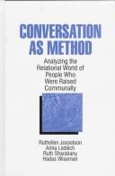 Cover of Conversation As Method by Amia Lieblich