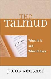 Cover of The Talmud by Jacob Neusner