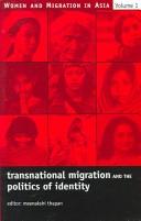 Cover of Transnational migration and the politics of identity by Meenakshi Thapan