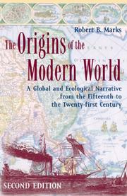 Front cover of The Origins of the Modern World by Robert B. Marks