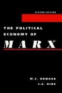 Front cover of Political Economy of Marx (2nd Edition) by M. E. Howard