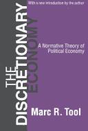 Front cover of The Discretionary Economy by Marc Tool