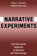 Cover of Narrative experiments by Gayle L. Ormiston