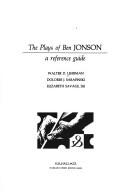 Front cover of The plays of Ben Jonson by Walter D. Lehrman