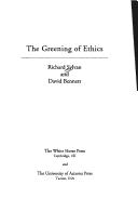 Front cover of The greening of ethics by Richard Sylvan