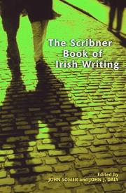 Front cover of The Scribner book of Irish writing by John J. Daly