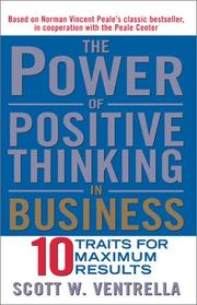 Cover of The Power of Positive Thinking in Business by Scott W. Ventrella