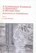Front cover of A Comprehensive Companion to Hemingway's a Moveable Feast by Gerry Brenner