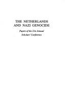 Front cover of The Netherlands and Nazi genocide by G. Jan Colijn