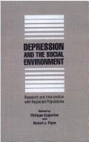 Front cover of Depression and the social environment by Flynn, Robert J.