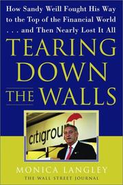 Front cover of Tearing Down the Walls by Monica Langley